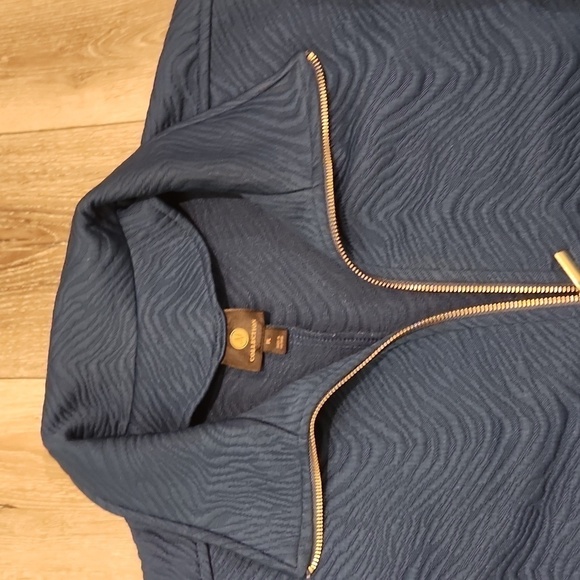 JM Collection Zip Up Blazer - Picture 4 of 6